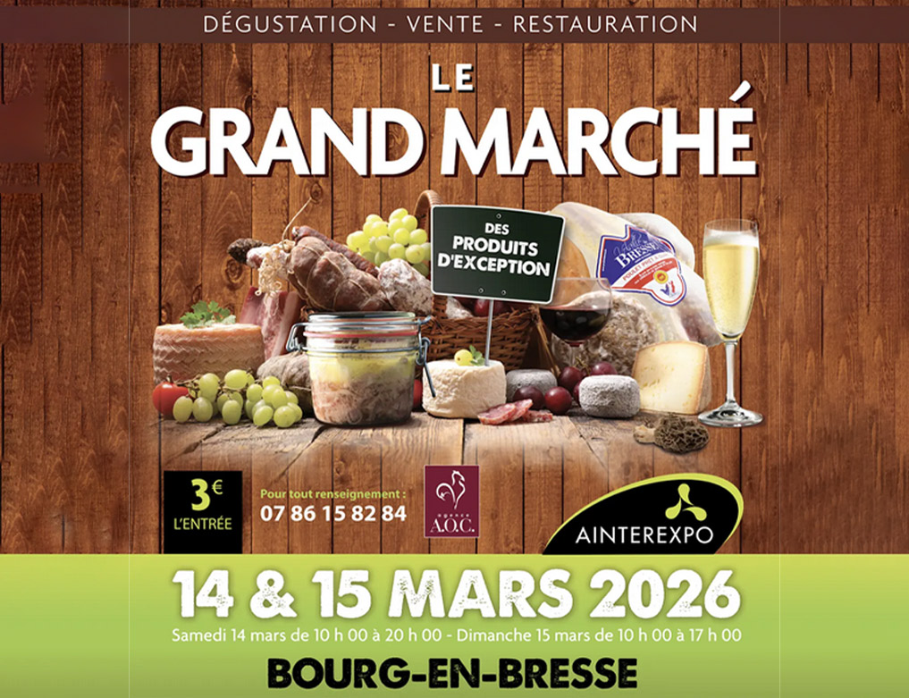 GRAND MARCHE DES PRODUITS D&rsquo;EXCEPTION